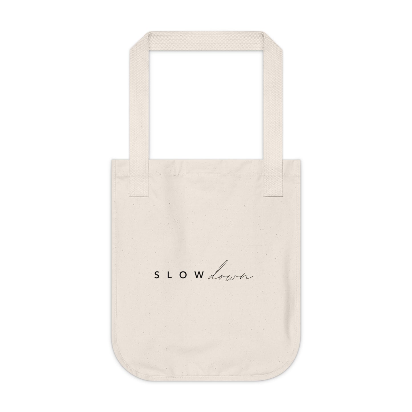Organic Canvas Tote Bag