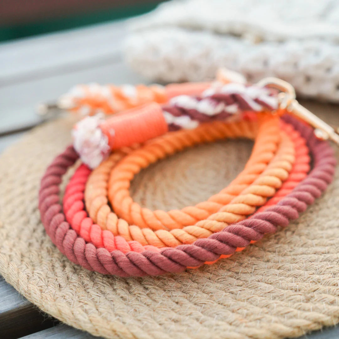 ROPE LEASH - MAPLE