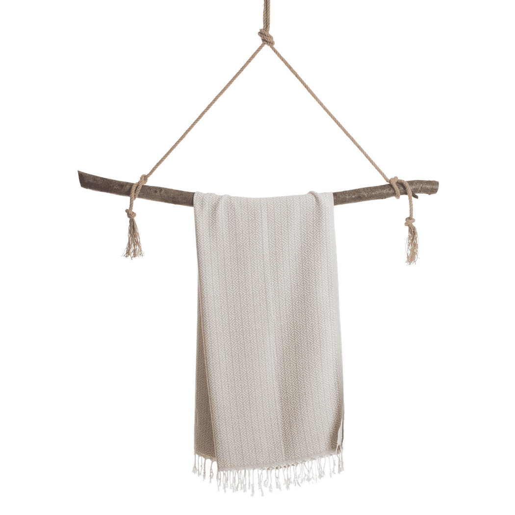 Beach Spa Turkish Hammam Towel Ela Beige