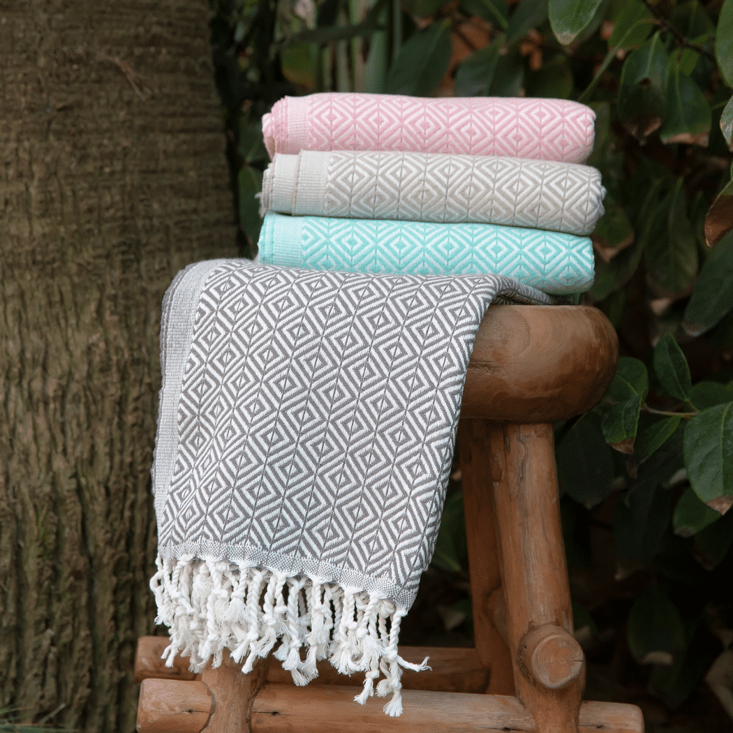 Beach Spa Turkish Hammam Towel Ela Beige