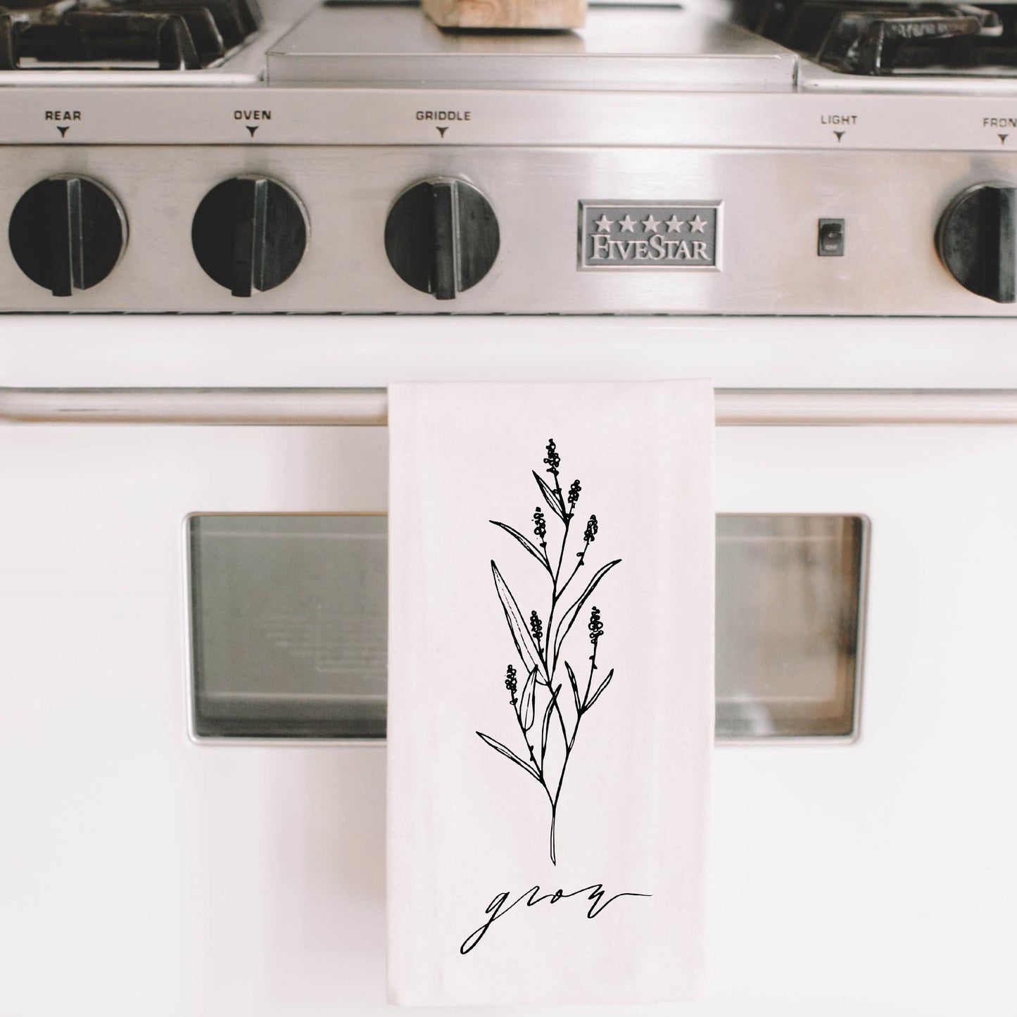 Grow Wildflower Tea Towel